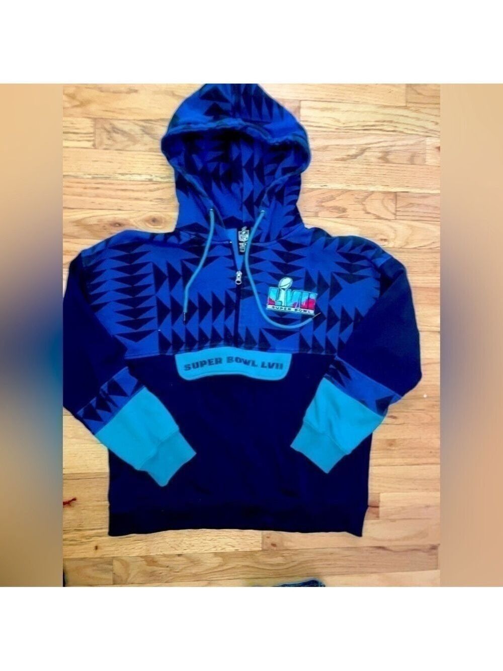 🔥Rare🔥Vintage 90’s Style Aztec Arizona Super Bowl LLVII Hoodie Men’s XL